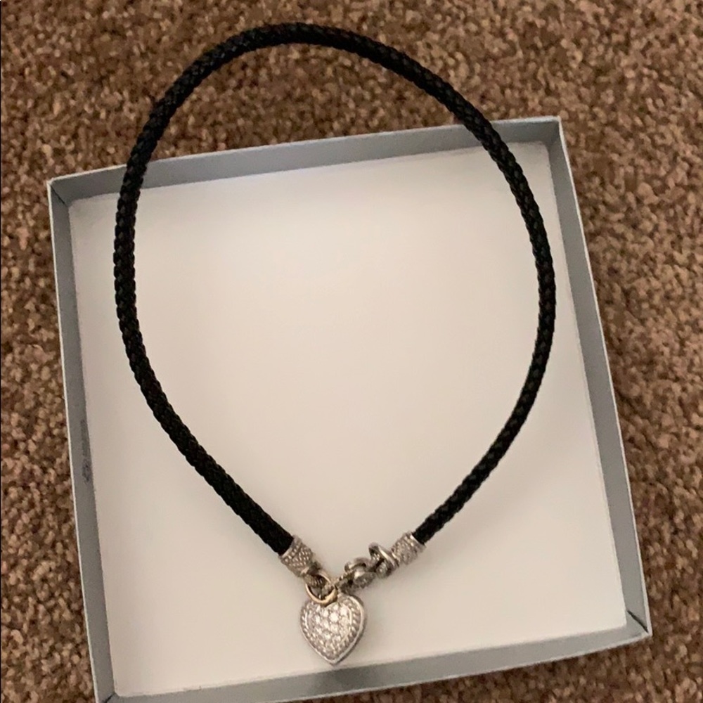 18k white gold diamond necklace